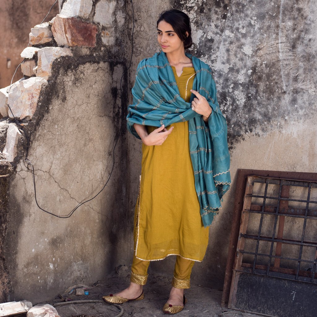 SANDHYA (Pant/Pajama-Mustard)