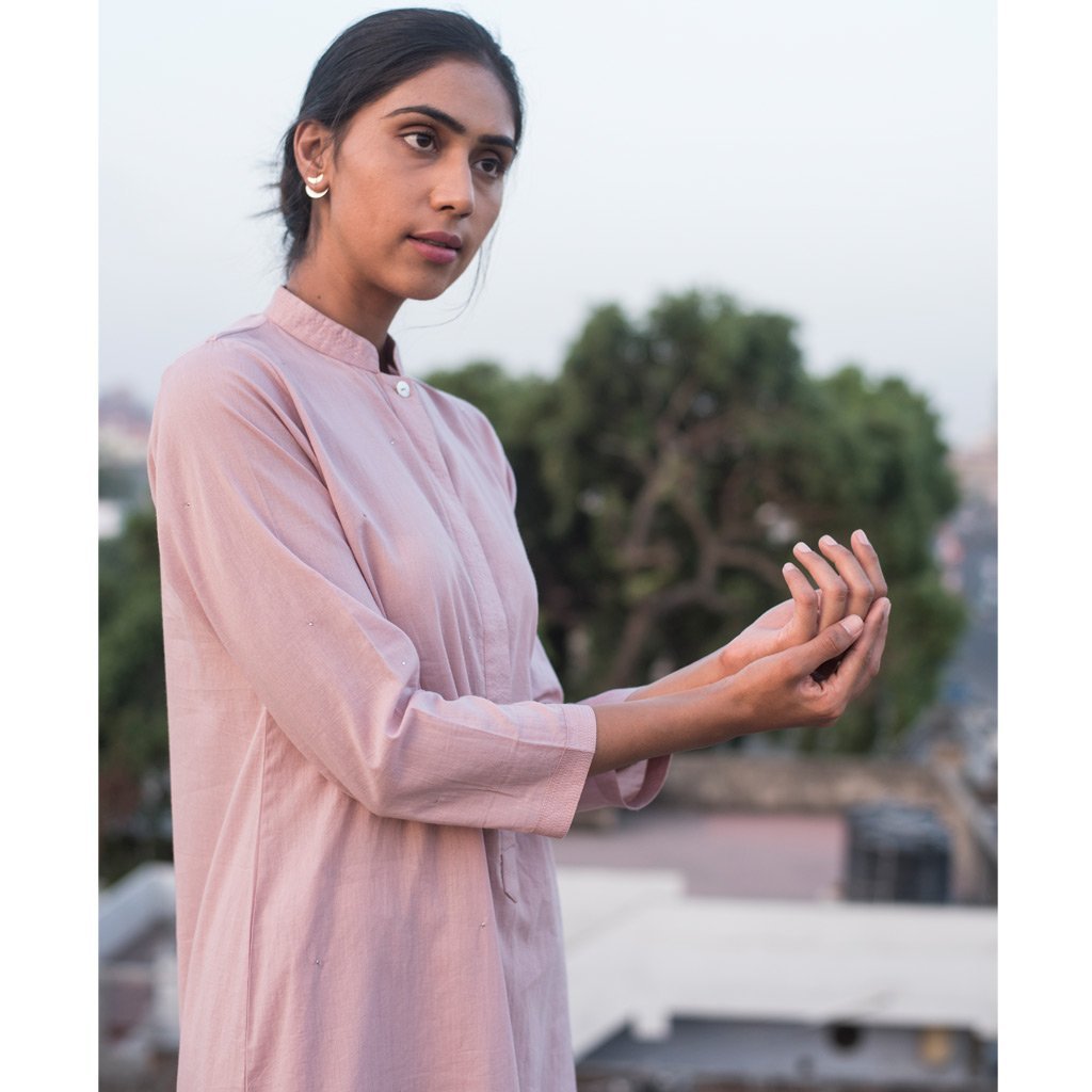 JAVED GULABI (Kurta/Dress-Old Rose) - Tokree Shop Jaipur