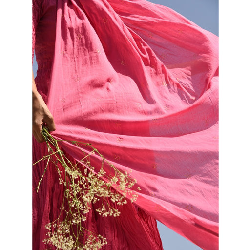 HAZARIFOOL (Dupatta-Candy Pink) - Tokree Shop Jaipur