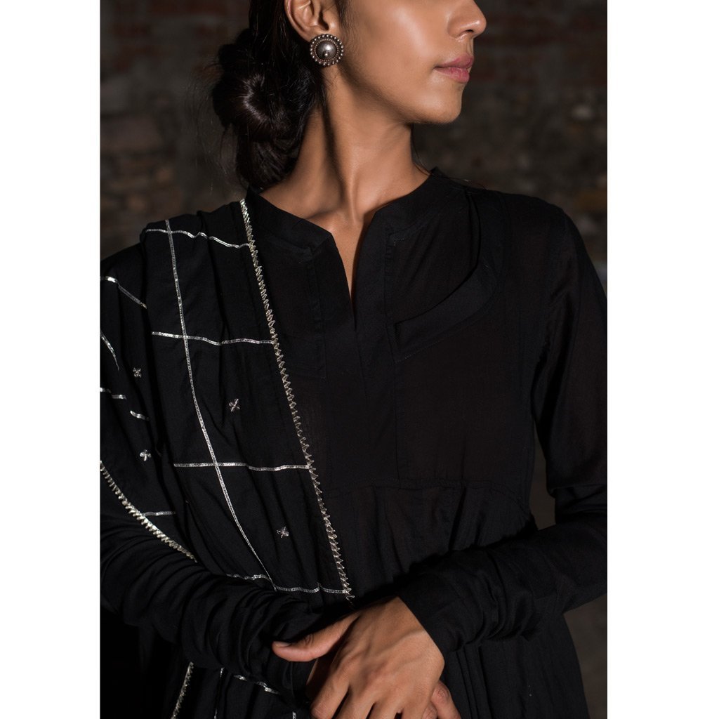 AAFREEN (Kurta/Dress-Black) - Tokree Shop Jaipur