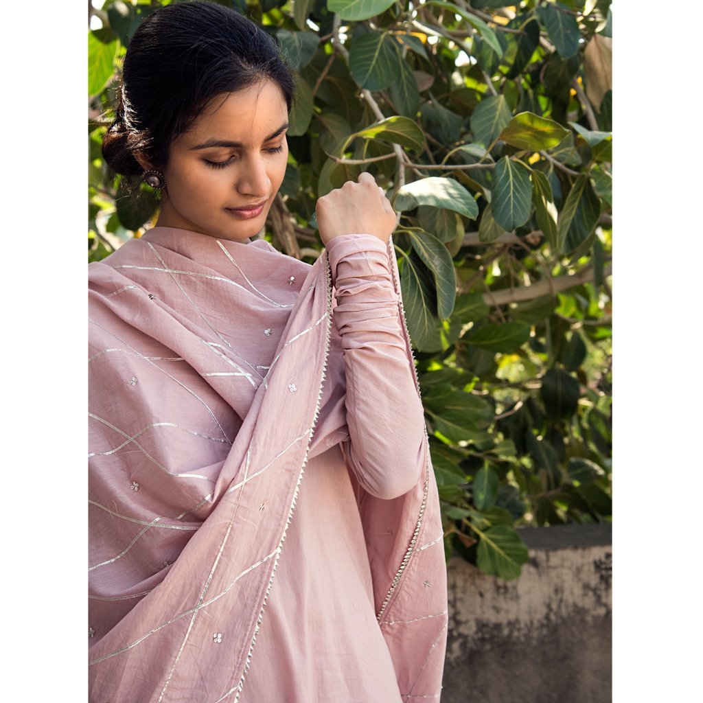 NISHA (Dupatta-Old Rose)