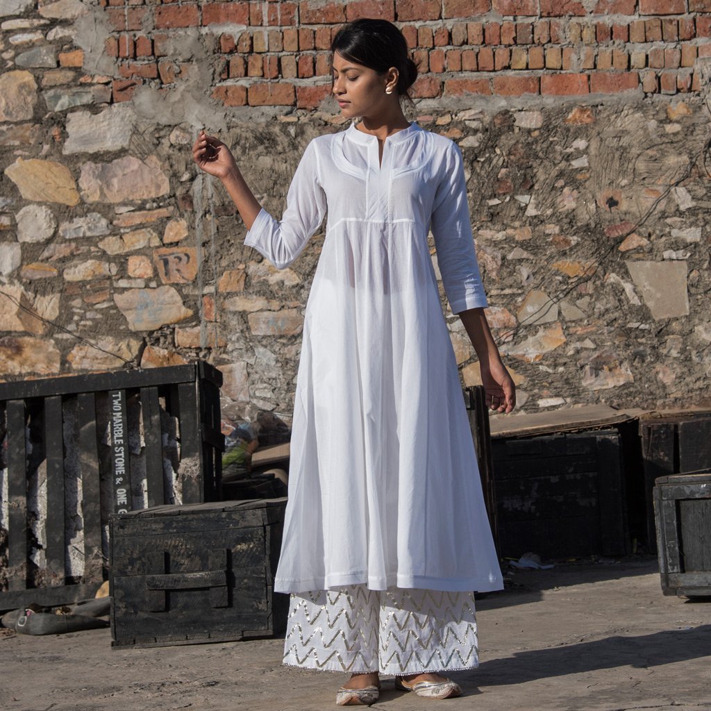 VARSHA (Kurta/Dress-White)