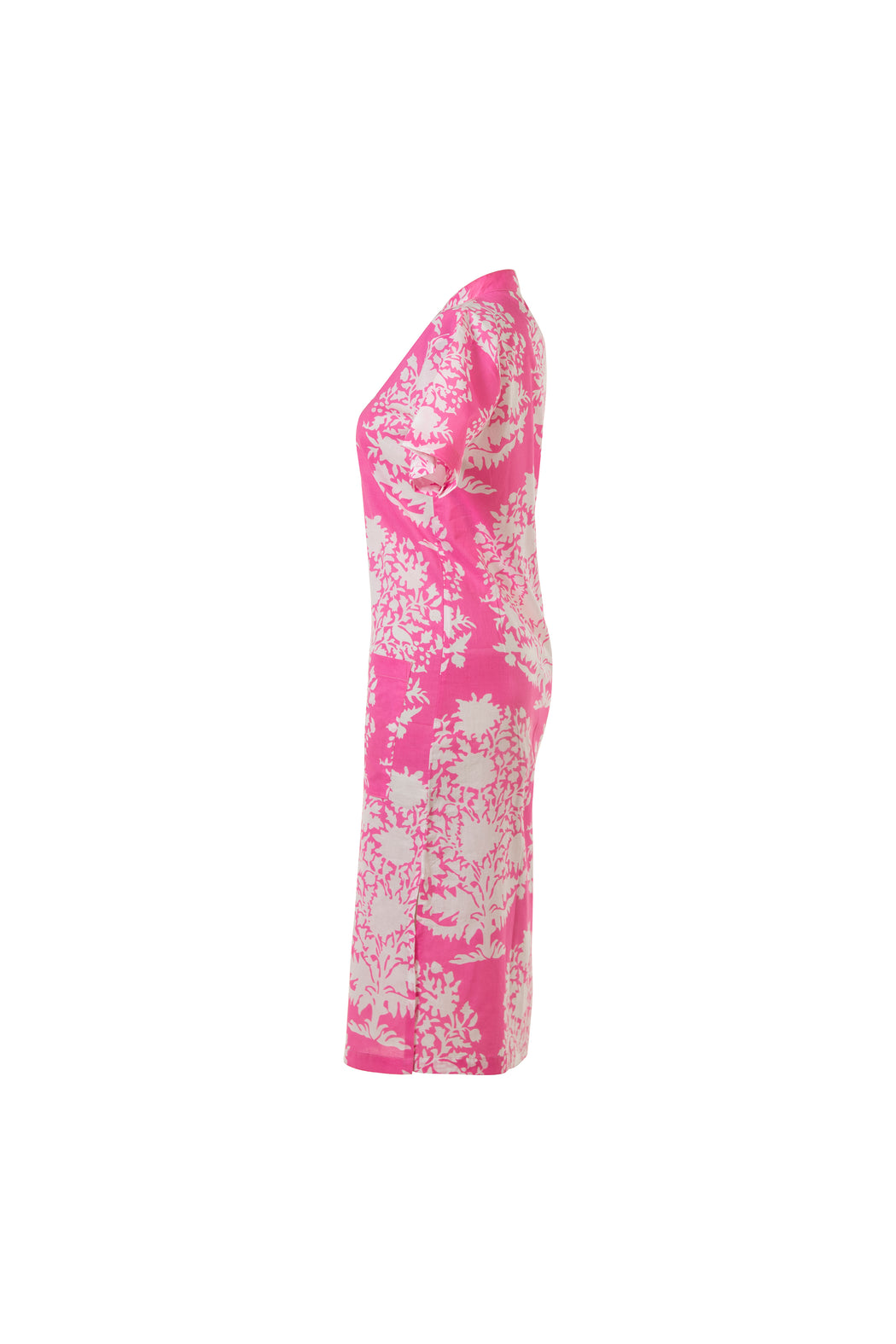 FUSCHIA PRINT DRESS