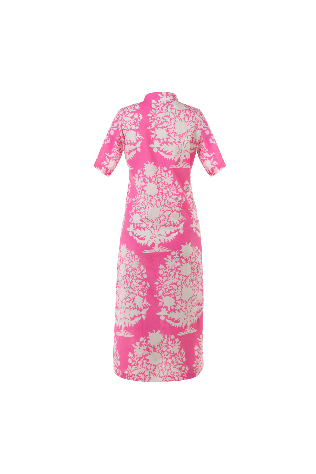 FUSCHIA PRINT DRESS