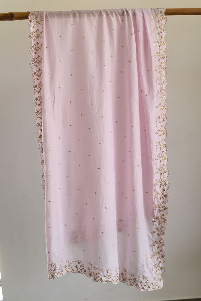 LORRAINE (Lavender Dupatta) - Tokree Shop Jaipur