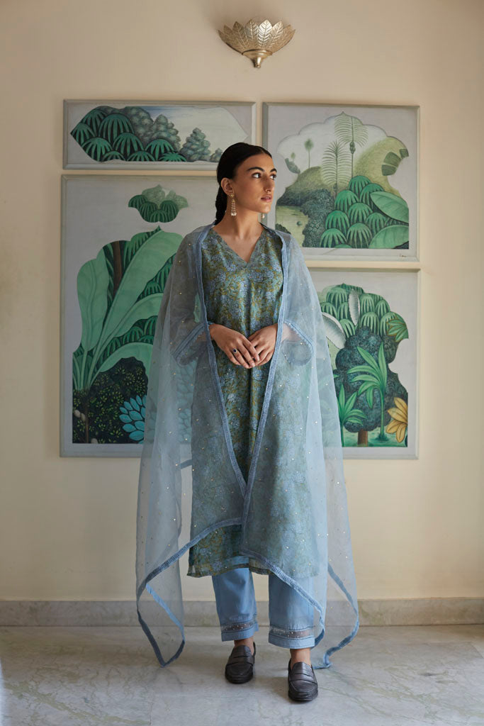 JODHPUR BLUE SITARA DUPATTA