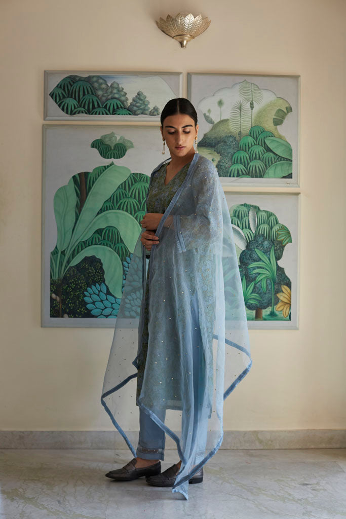 JODHPUR BLUE SITARA DUPATTA