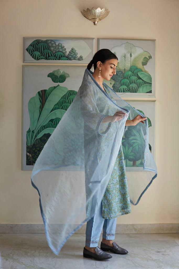 JODHPUR BLUE SITARA DUPATTA