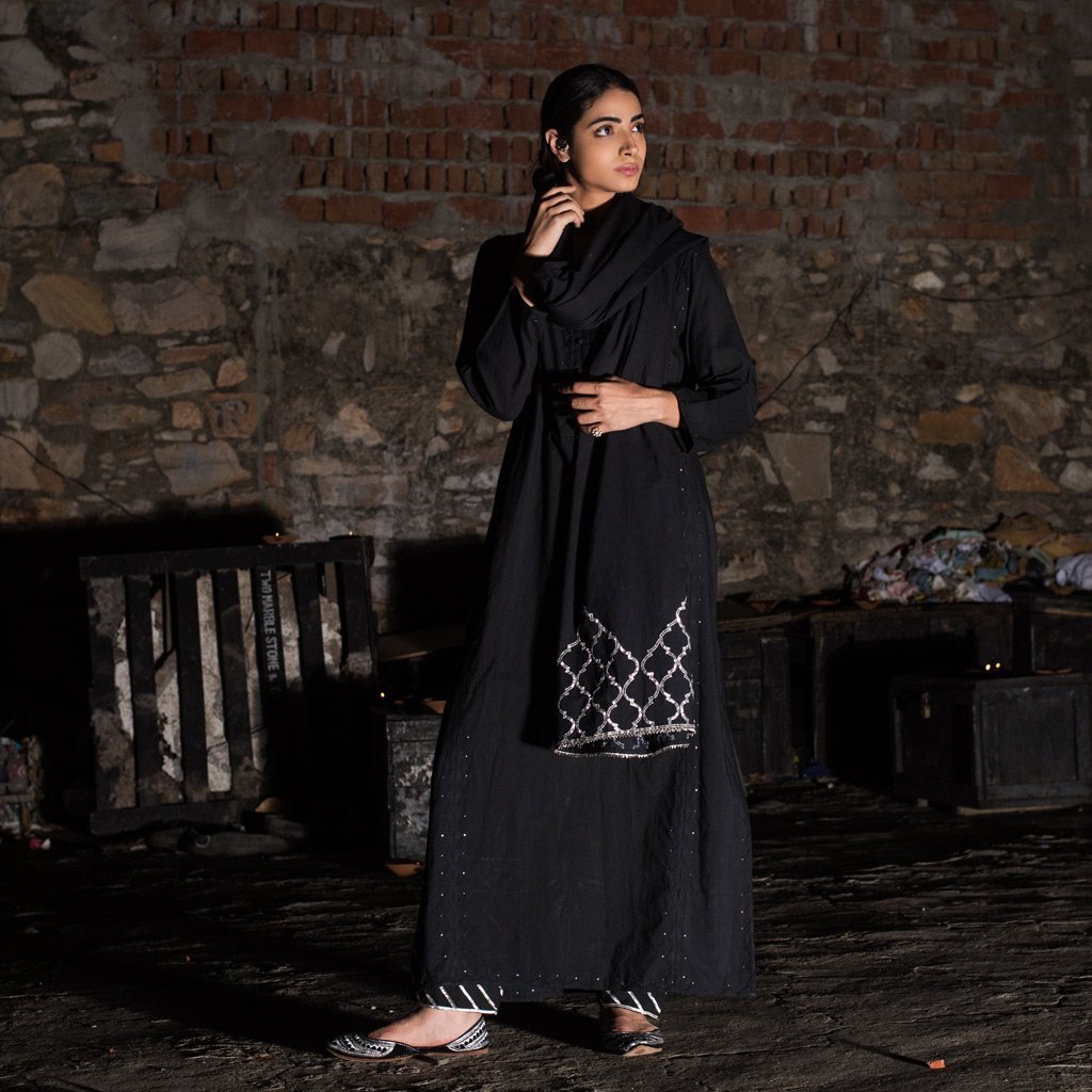 EESHA (Dupatta-Black) - Tokree Shop Jaipur