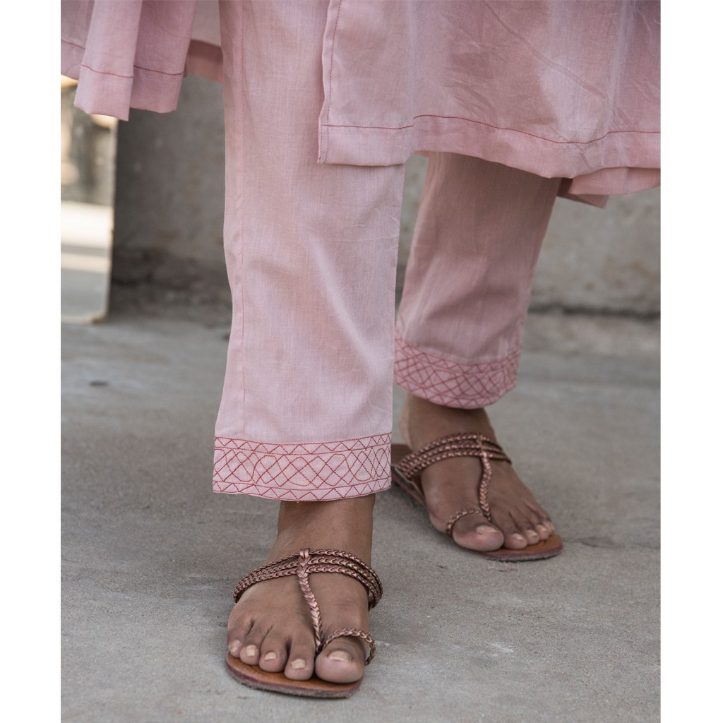 CHAAYA (Dress/Kurta-Old Rose) - Tokree Shop Jaipur