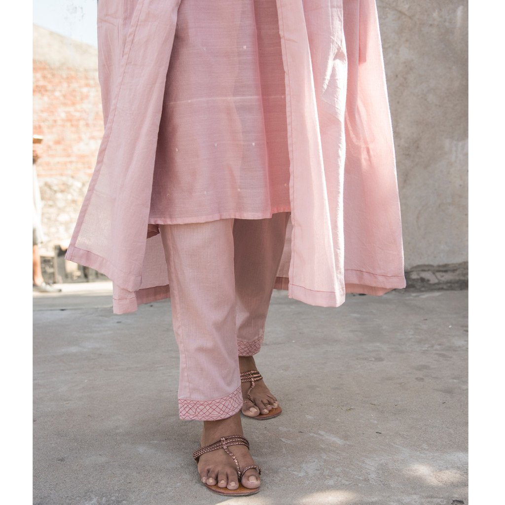 AFROZA (Pant/Pajama-Old Rose) - Tokree Shop Jaipur