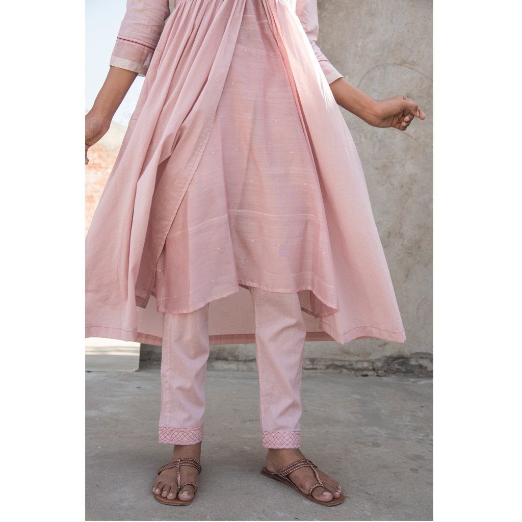 AFROZA (Pant/Pajama-Old Rose) - Tokree Shop Jaipur