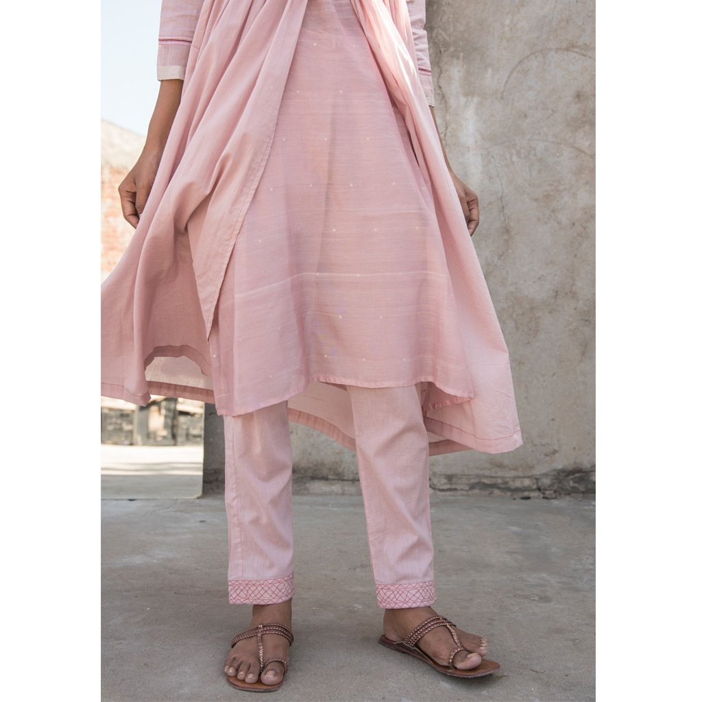 CHAAYA (Dress/Kurta-Old Rose) - Tokree Shop Jaipur