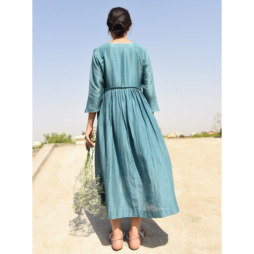 IMARTI (Dress/Kurta-Teal) - Tokree Shop Jaipur