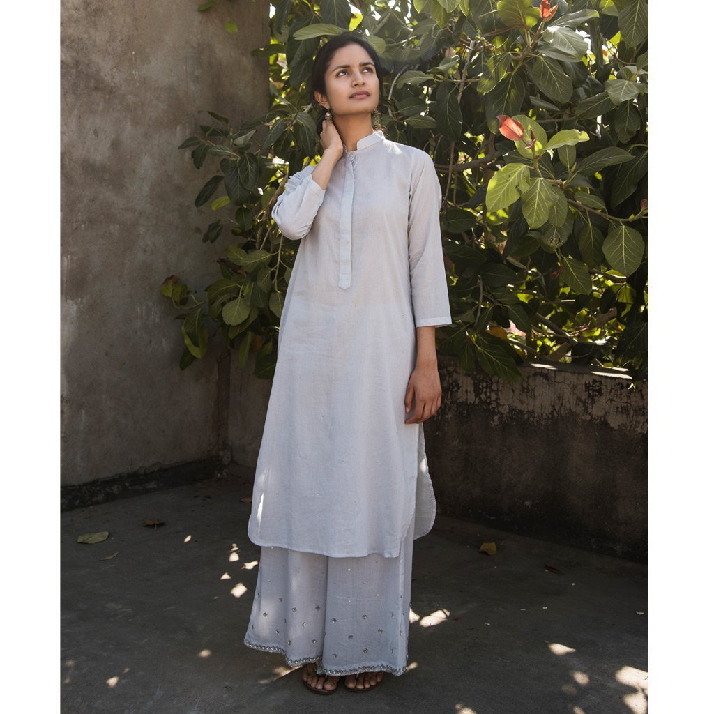 JUHI (Pant/Pajama-Grey) - Tokree Shop Jaipur