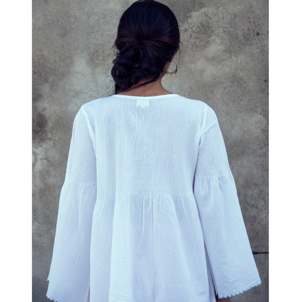 CARMA (Kurta/Dress-White) - Tokree Shop Jaipur