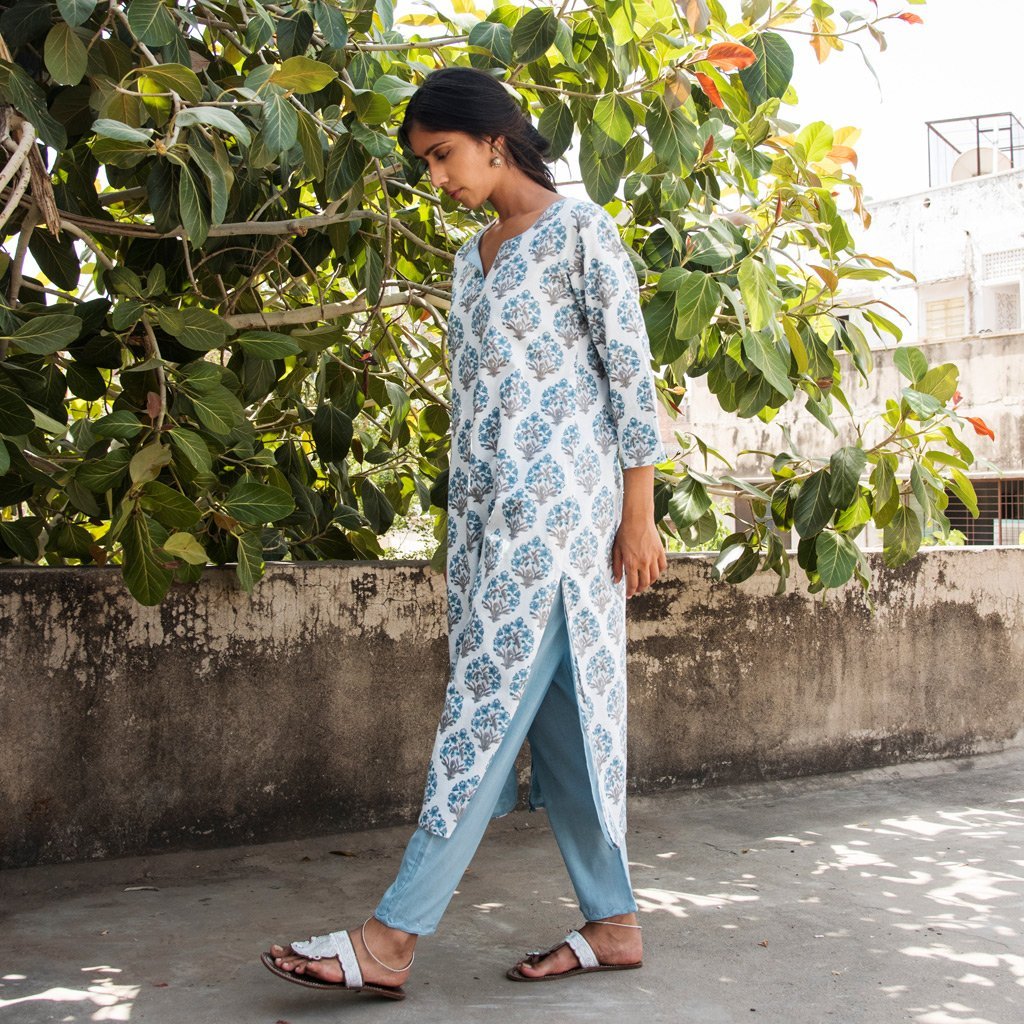 YAAMINI (Kurta/Dress-Sky Blue)