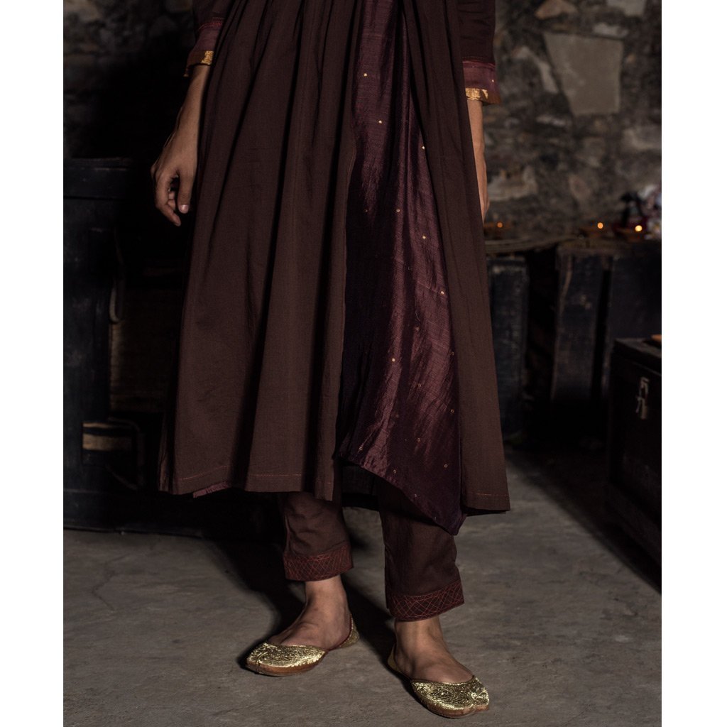 CHETNA (Dress/Kurta-Brown) - Tokree Shop Jaipur