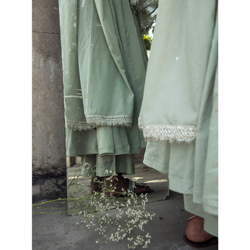 DARPANA (Dupatta-Sage Green) - Tokree Shop Jaipur