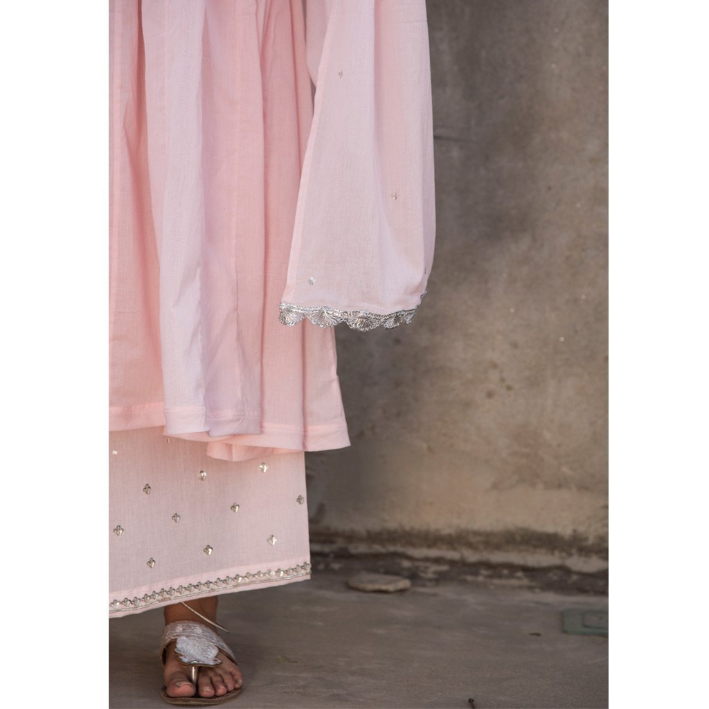 DRISHTI (Kurta/Dress-Powder Pink) - Tokree Shop Jaipur