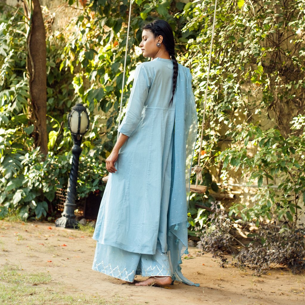 VAANI (Kurta/Dress-Sky Blue)