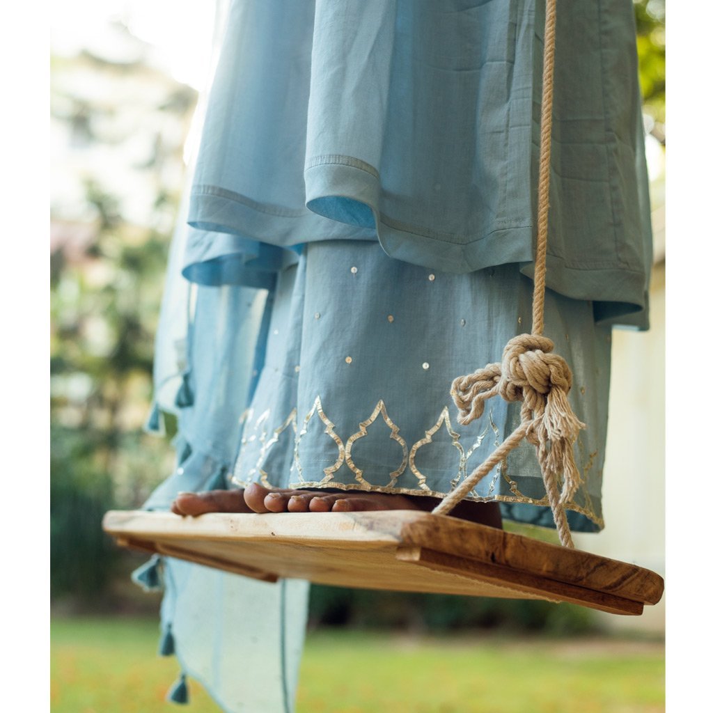 VAANI (Kurta/Dress-Sky Blue)