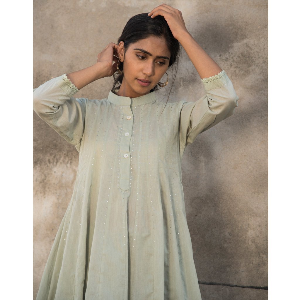 VIDYA (Kurta/Dress-Sage Green)