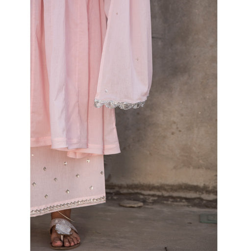 JAANVI (Pant/Pajama-Powder Pink) - Tokree Shop Jaipur