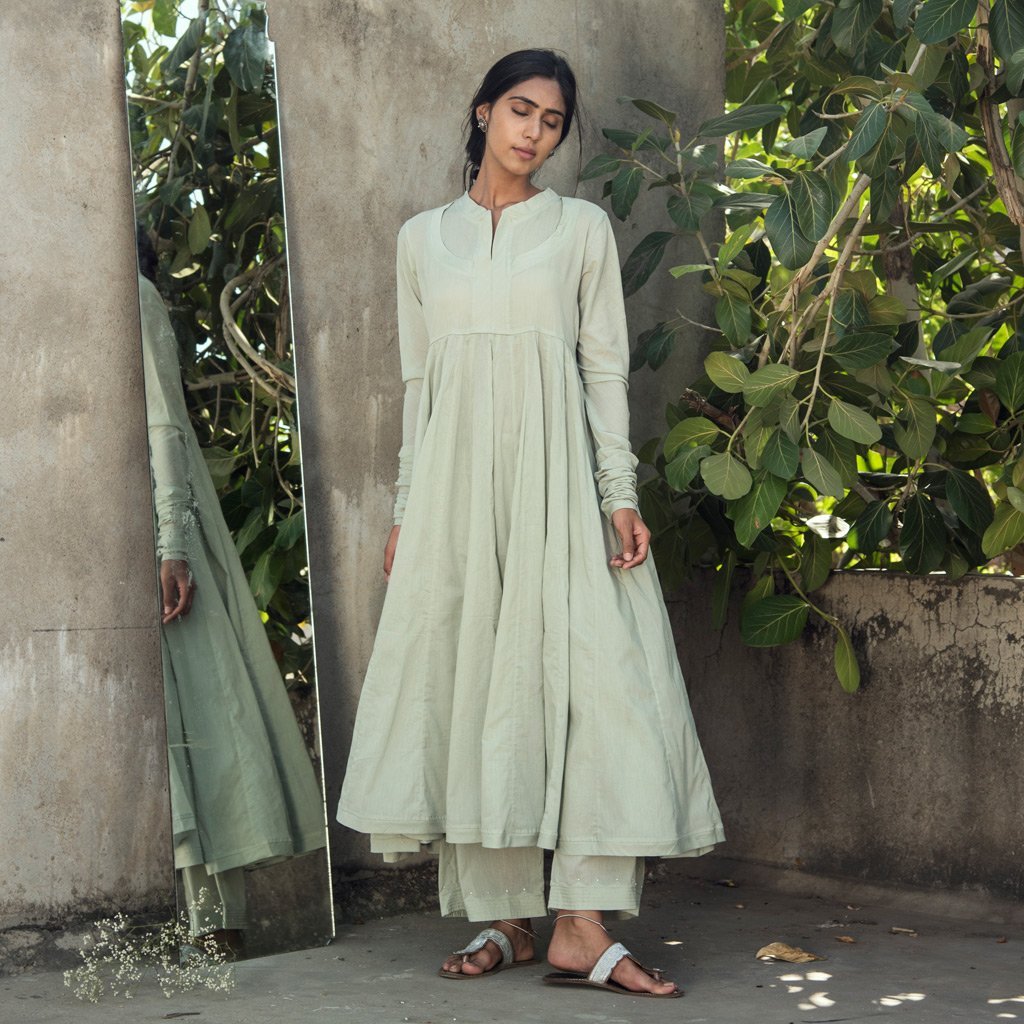 AALA (Kurta/Dress-Jade) - Tokree Shop Jaipur