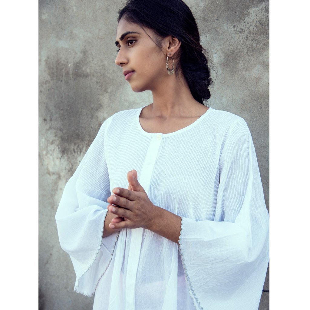 CARMA (Kurta/Dress-White) - Tokree Shop Jaipur