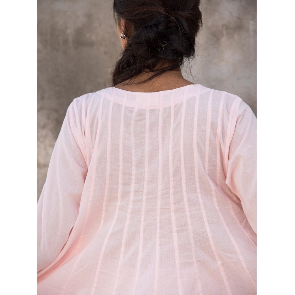 DRISHTI (Kurta/Dress-Powder Pink) - Tokree Shop Jaipur