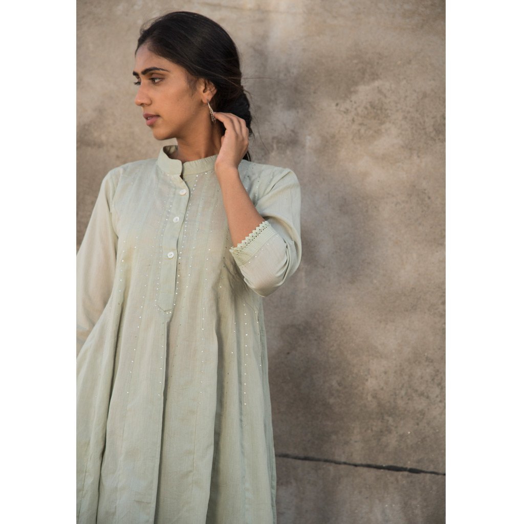 VIDYA (Kurta/Dress-Sage Green)