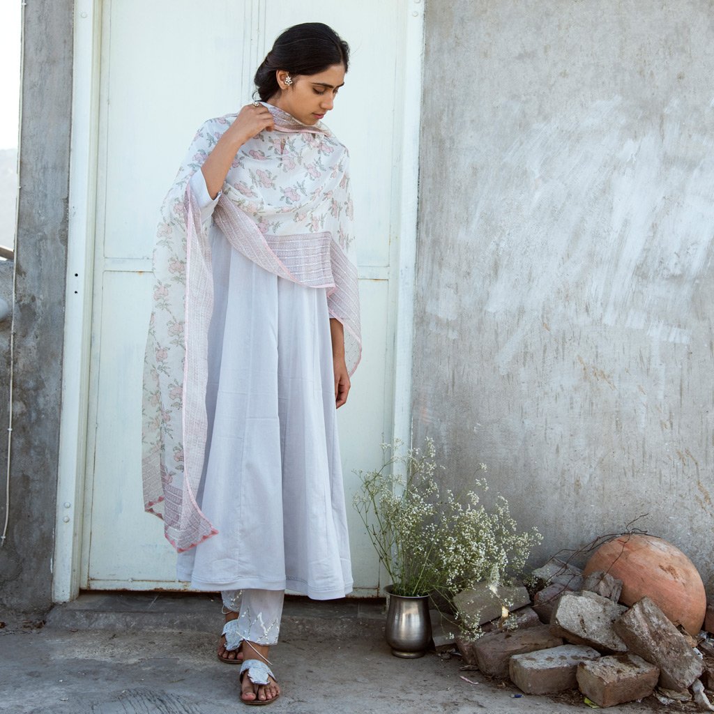 AISHA (Pant/Pajama-Grey) - Tokree Shop Jaipur