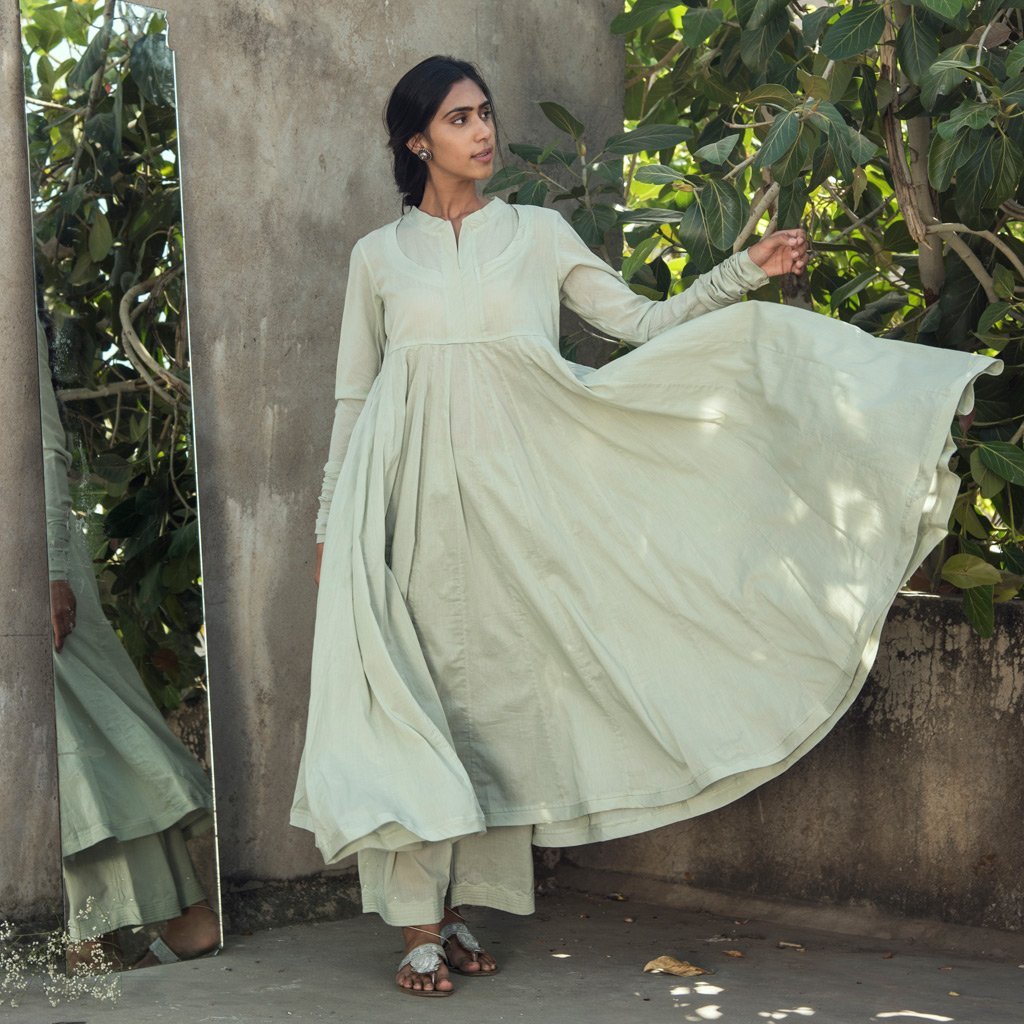 AALA (Kurta/Dress-Jade) - Tokree Shop Jaipur