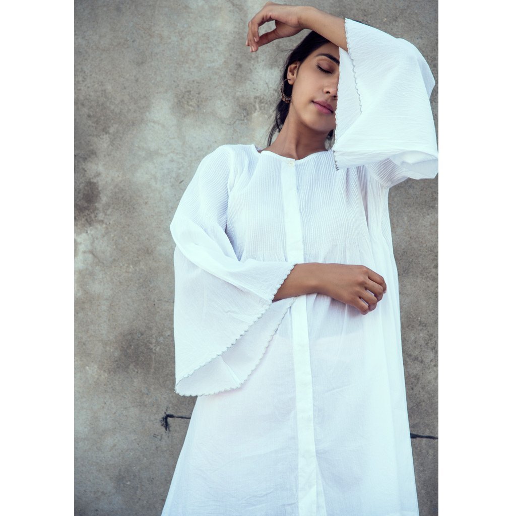 CARMA (Kurta/Dress-White) - Tokree Shop Jaipur