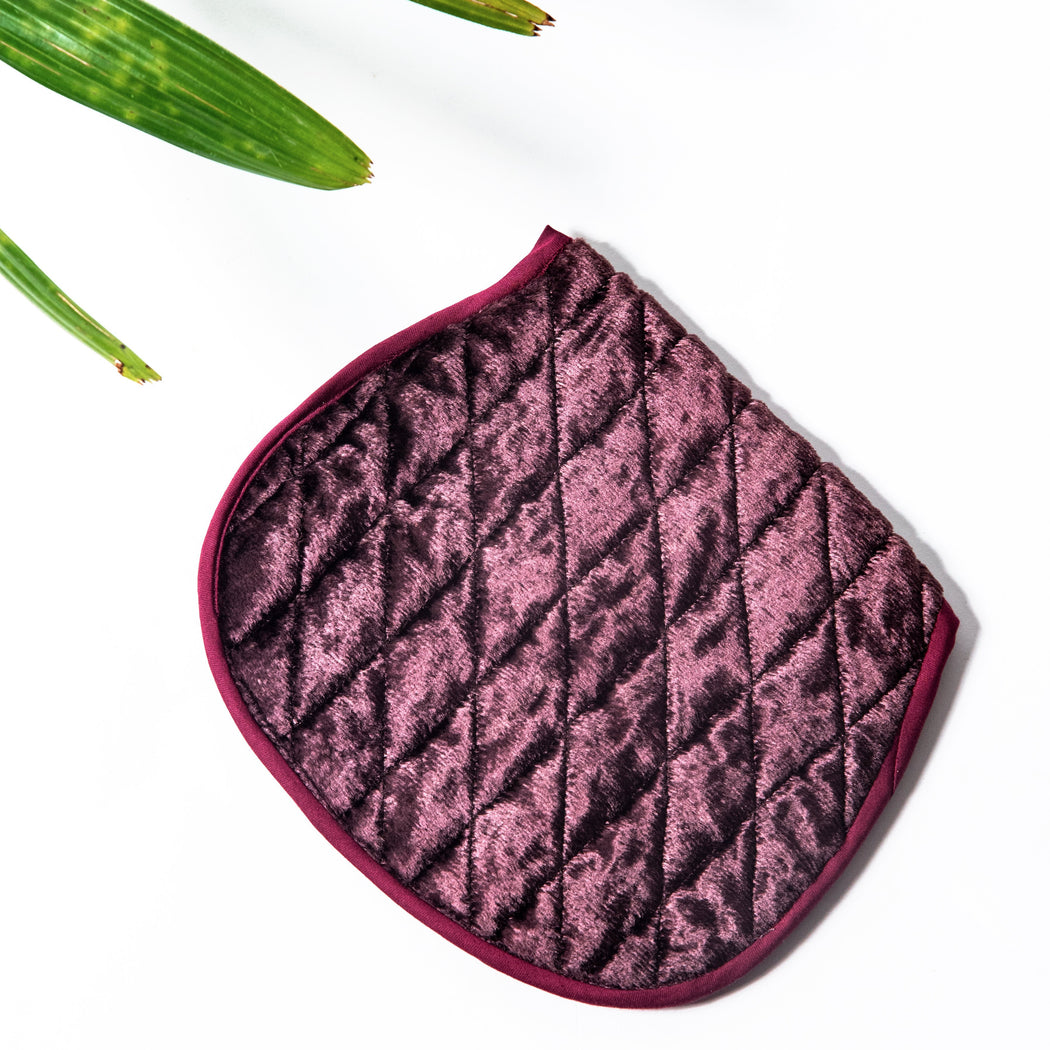 Maroon Velvet Pouch - Tokree Shop Jaipur