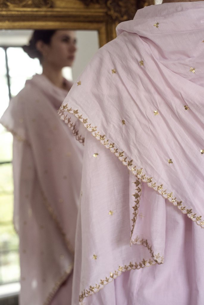 JACQUELINE (LAVENDER DUPATTA) - Tokree Shop Jaipur