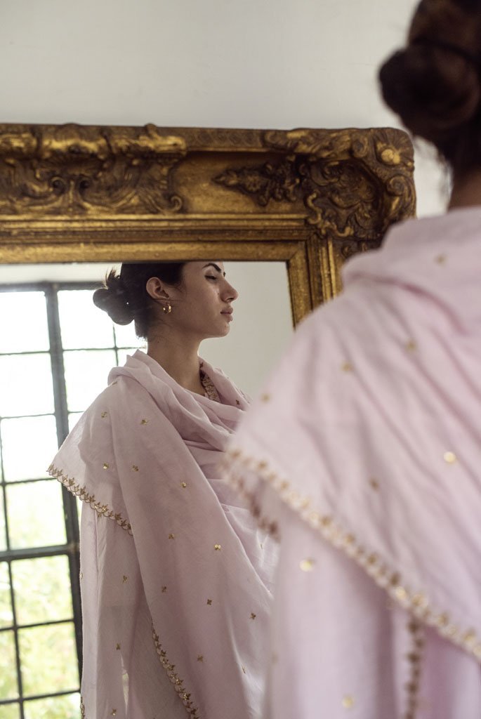 JACQUELINE (LAVENDER DUPATTA) - Tokree Shop Jaipur