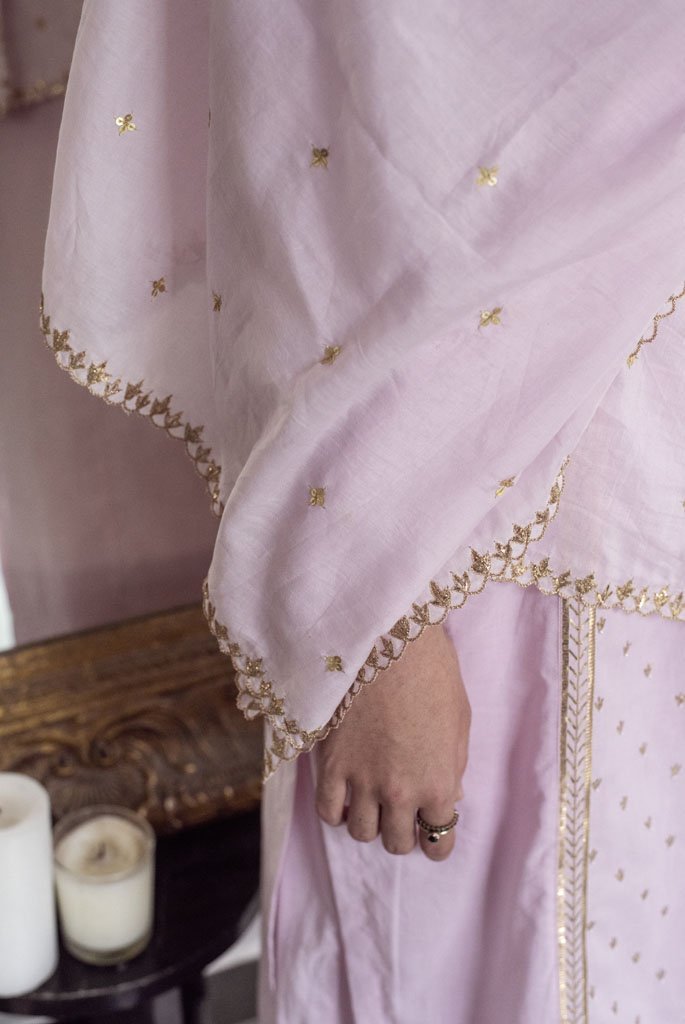 JACQUELINE (LAVENDER DUPATTA) - Tokree Shop Jaipur